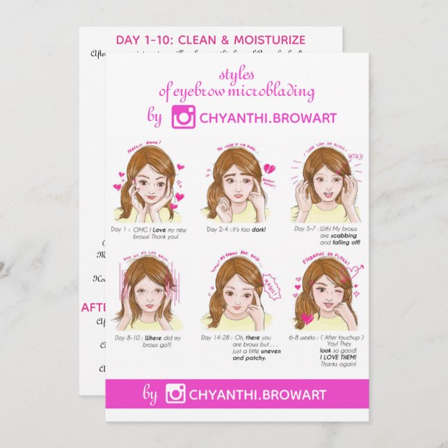 Convite Instrução de Pós-tratamento de Microbexiga de Bord (Frente/Verso)