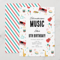 Instrumentos Musicais Tema Música Festa de Anivers