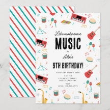 Instrumentos Musicais Tema Música Festa de Anivers