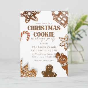 Convite Intercâmbio de Biscoitos de Natal