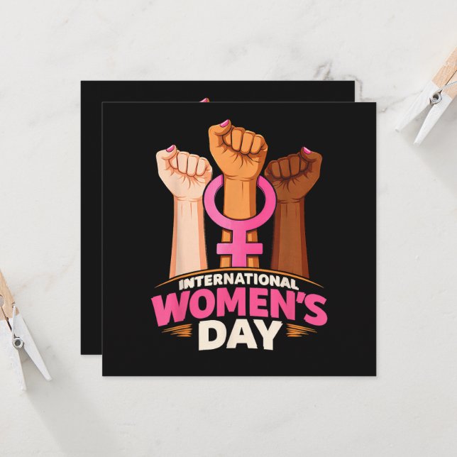 Convite International Women's Day 8 March (Frente/Verso In Situ)