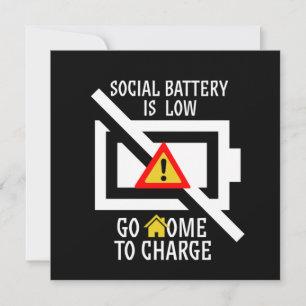 Convite Introdução Anti-Social Engraçado Introdução ao Soc