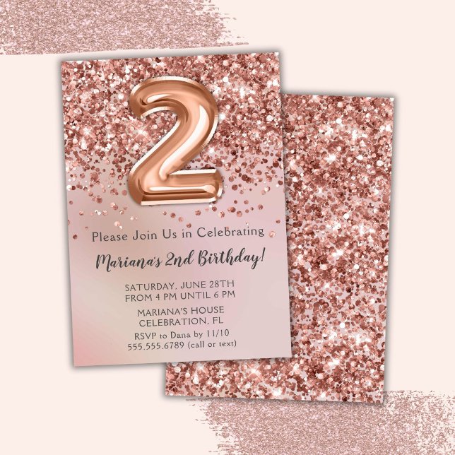 Convite Inv. Festa de segundo aniversário para Crianças Do (Criador carregado)