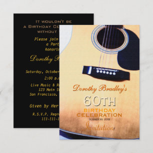 Convite Inv Personalizada de Celebração de Aniversário