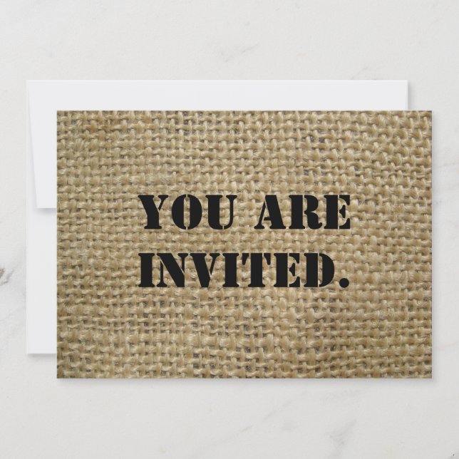 Convite Invasão (Frente)