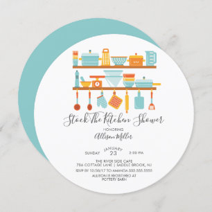 Convite Inventários Do Chá Da Cozinha