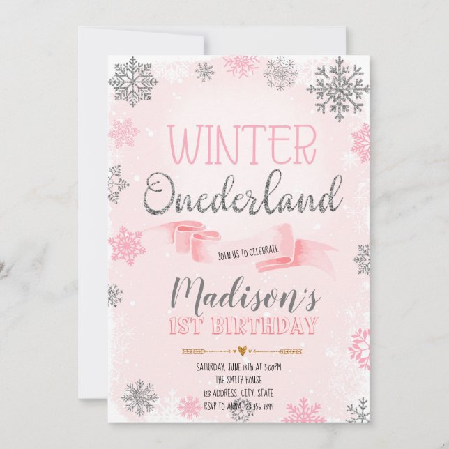 CONVITE INVERNO ONEDERLAND (Frente)