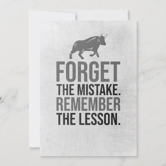 Convite Investidor Esqueça o Erro (Frente)