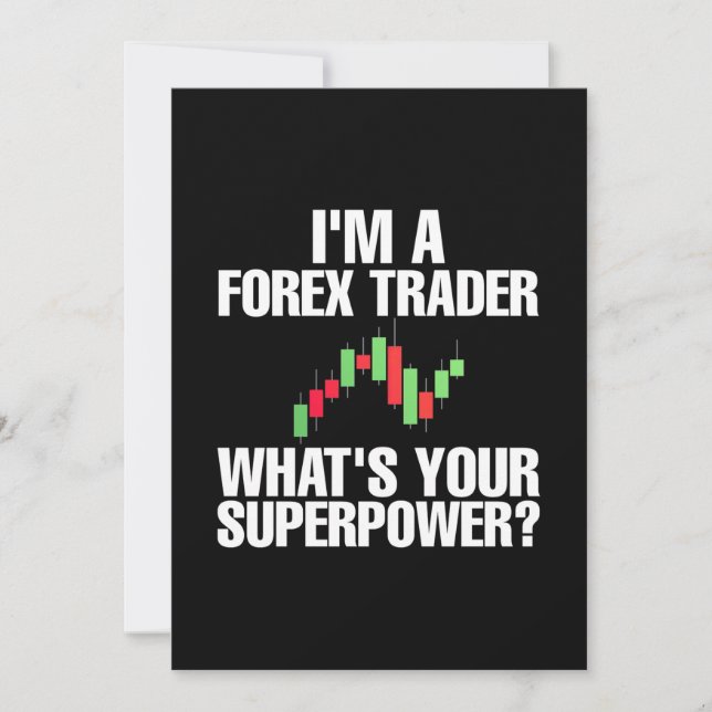 Convite Investidor Eu Sou Um Trader Forex (Frente)