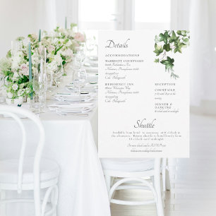 Convite Invício de Casamento de Watercolor Ivy