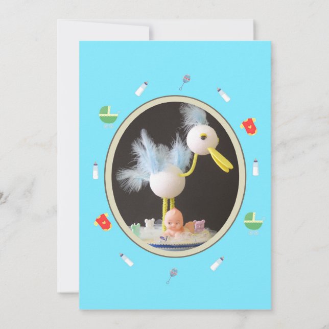 Convite Invitacion a Baby Shower (Frente)