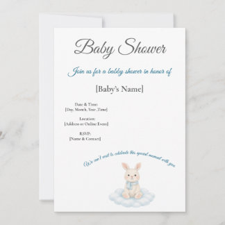 Convite Invitación A Baby Shower to Celebrate