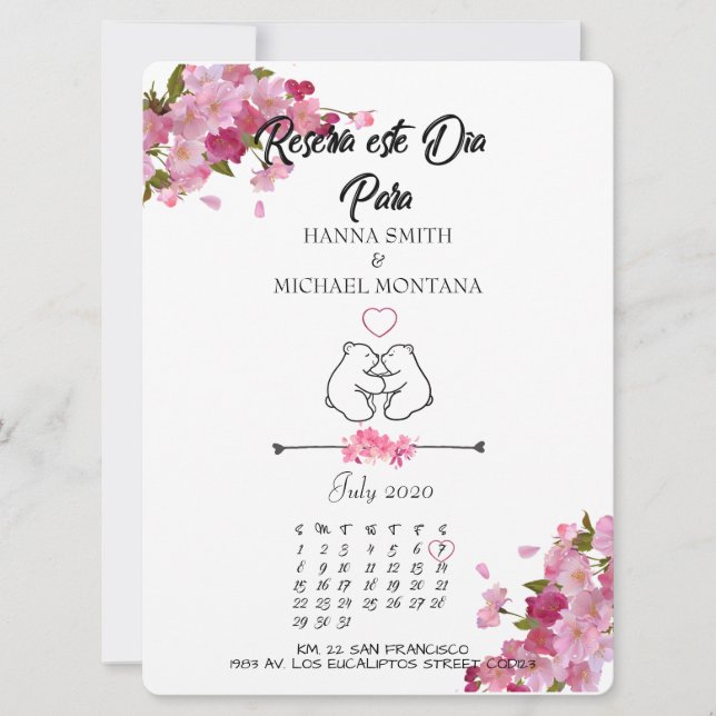 CONVITE INVITACIÓN ANNIVERSARY / ANIVERSARIO (Frente)