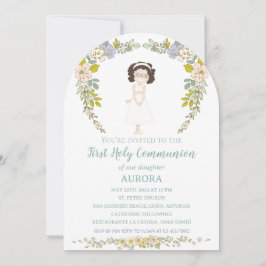 Convite Invitación AURORA Primera Comunión