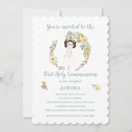 Convite Invitación AURORA Primera Comunión