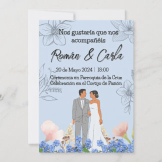 Convite Invitación de Boda