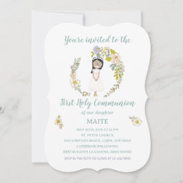 Convite Invitación de Comunión MAITE