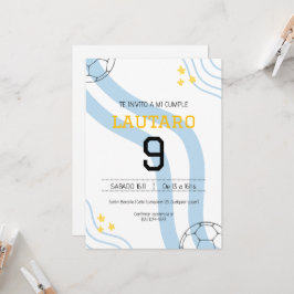 Convite Invitación de cumpleaños Argentina