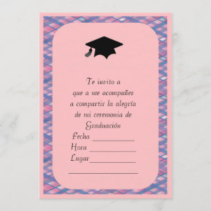Convite Invitacion de Graduacion
