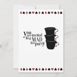 Convite Invitación editable Wonderland