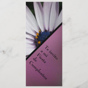 Convite Invitación - festa Cumpleaños - BLANCA de