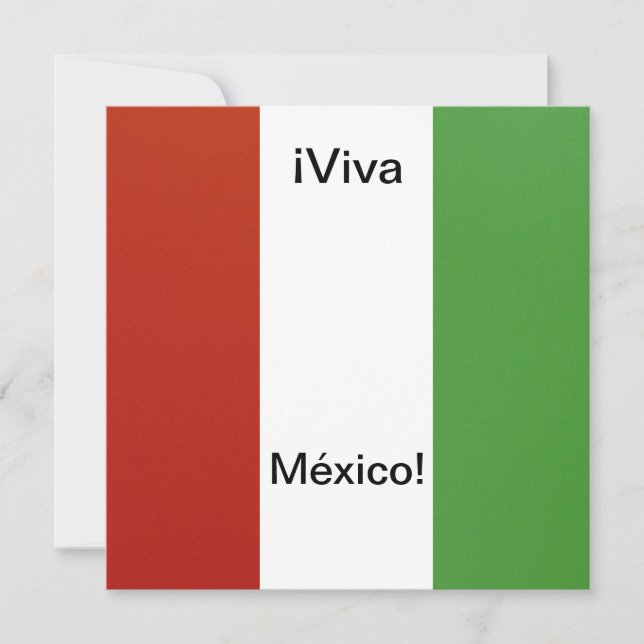 Convite Invitación - Festa de Cumpleaños - ¡ Viva México! (Frente)