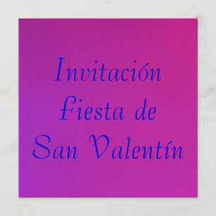 Convite Invitación - Festa de San Valentín - Púrpura-ro