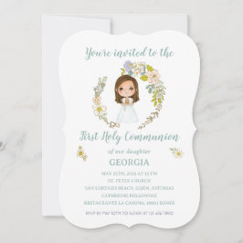 Convite Invitación GEORGIA Primera Comunión