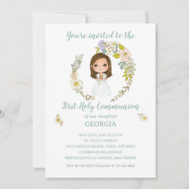 Convite Invitación GEORGIA Primera Comunión
