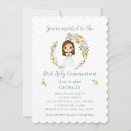 Convite Invitación GEORGIA Primera Comunión