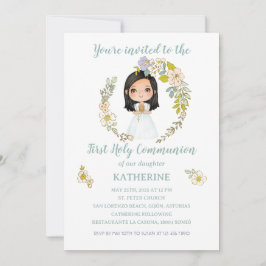 Convite Invitación KATHERINE Primera Comunión