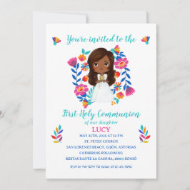 Convite Invitación LUCY Primera Comunión