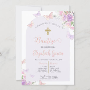Convite Invitación para bautismo