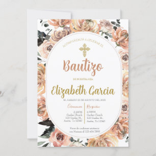 Convite Invitación para bautismo