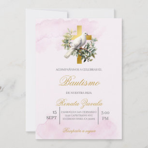 Convite Invitación para bautismo