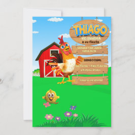 Convite INVITACION PARA NIÑO "Bartolito'