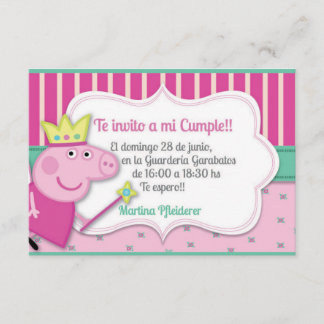 Convite Invitacíon Pepa