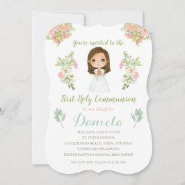 Convite Invitación Primera Comunión DANIELA
