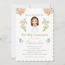 Convite Invitación Primera Comunión DANIELA