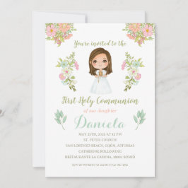 Convite Invitación Primera Comunión DANIELA