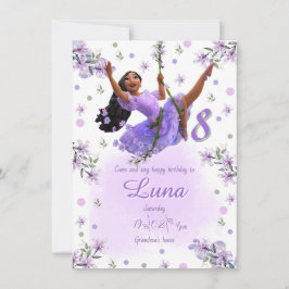 Convite Invitación Template Isabella's Birthday Invitation