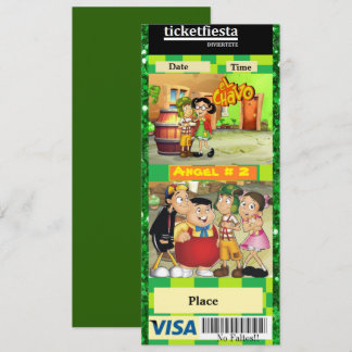 Convite invitacon El chavo del ocho