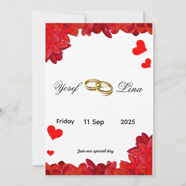 Convite Invitation (Frente)