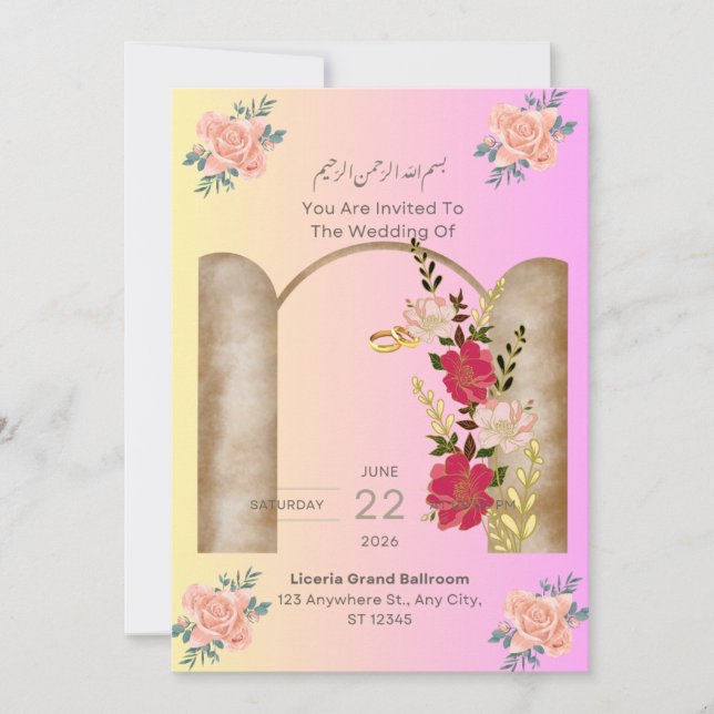 Convite Invitation (Frente)