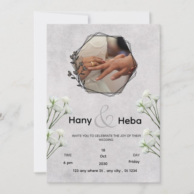 Convite Invitation (Frente)