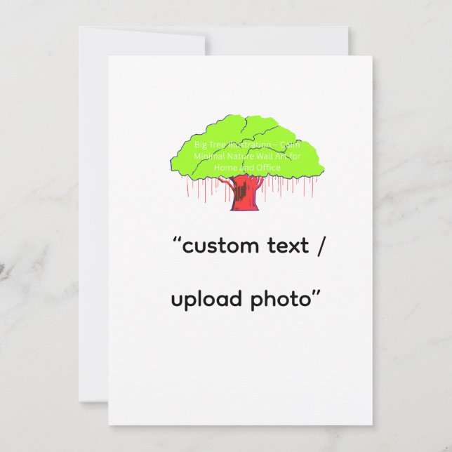 Convite Invitation (Verso)