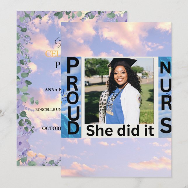 Convite Invitation (Frente/Verso)