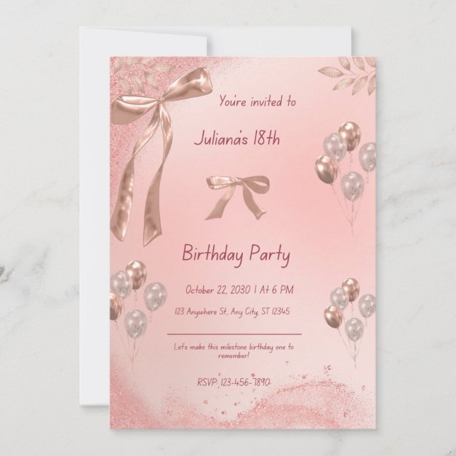 Convite Invitation  (Frente)