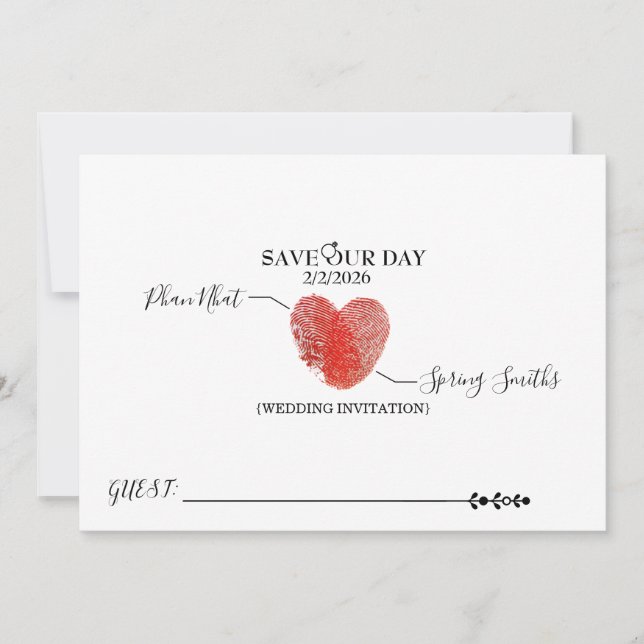 Convite Invitation (Frente)