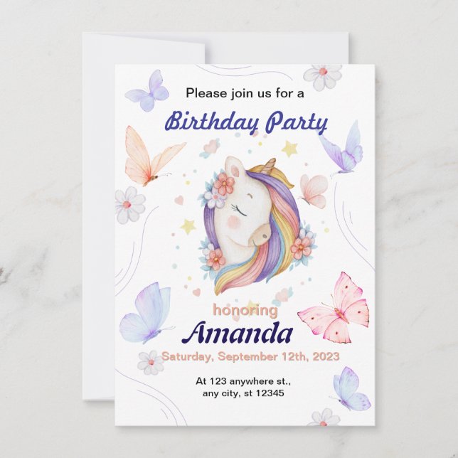 Convite Invitation (Frente)